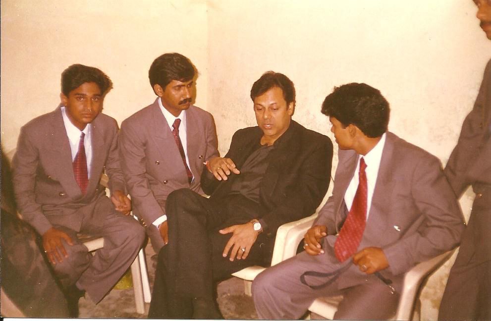 Vikas Gautam with a celebrity guest