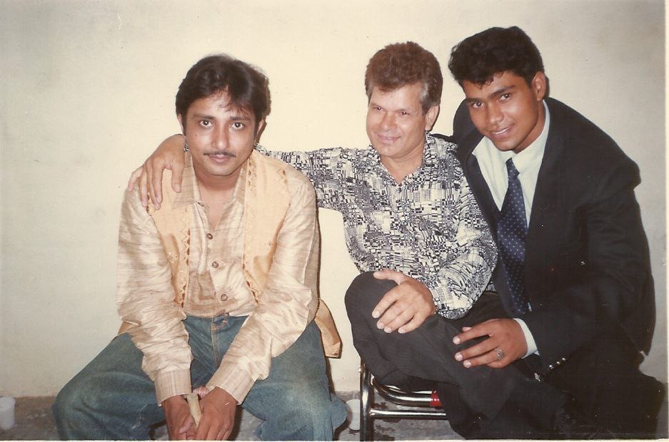 Vikas Gautam with a celebrity guest