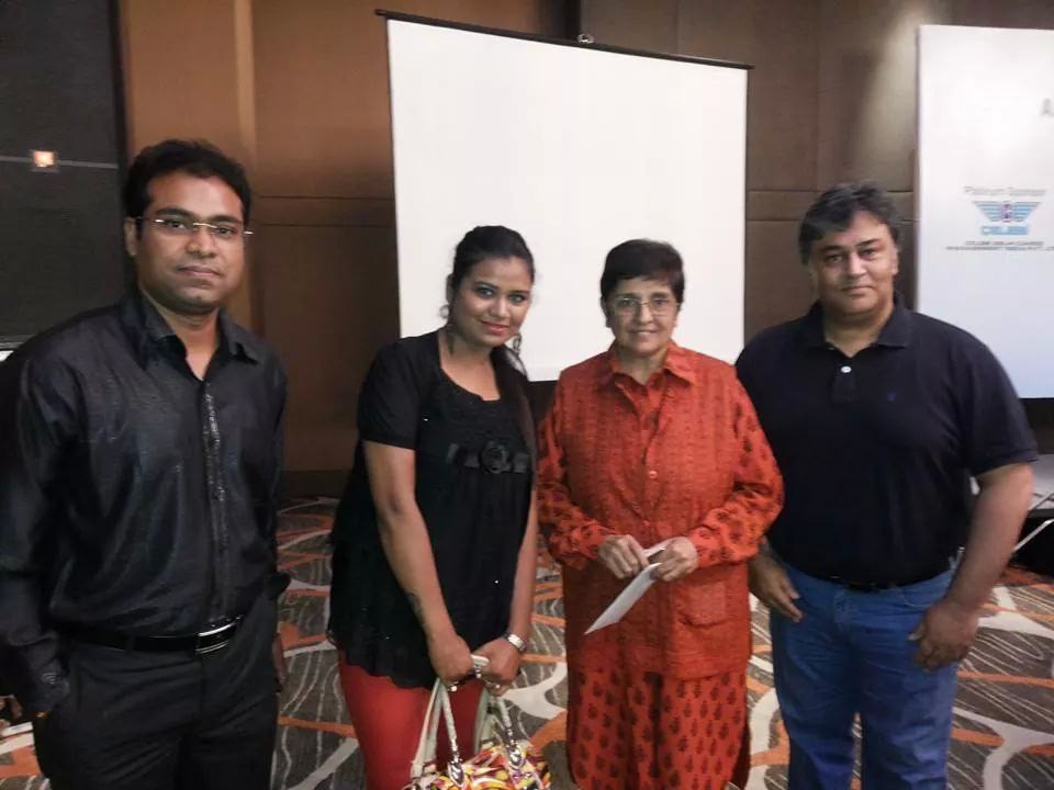 Vikas Gautam with a celebrity guest