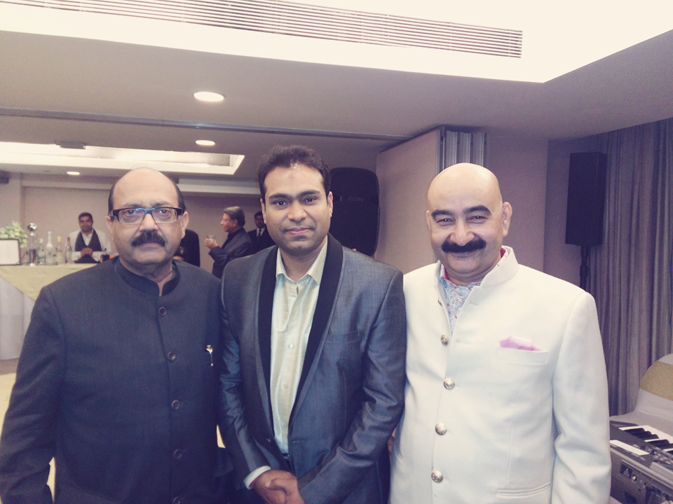 Vikas Gautam with a celebrity guest