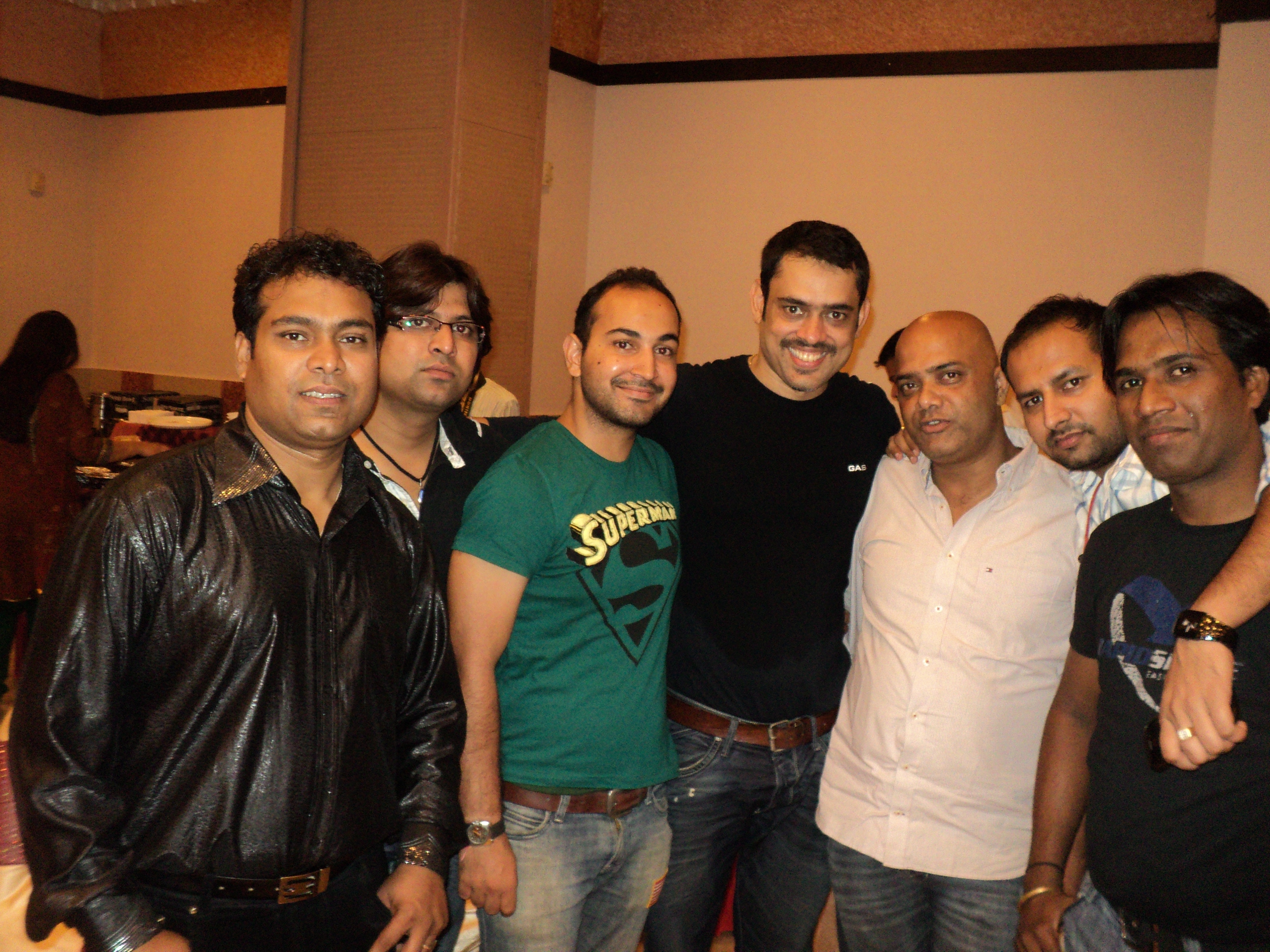 Vikas Gautam with a celebrity guest