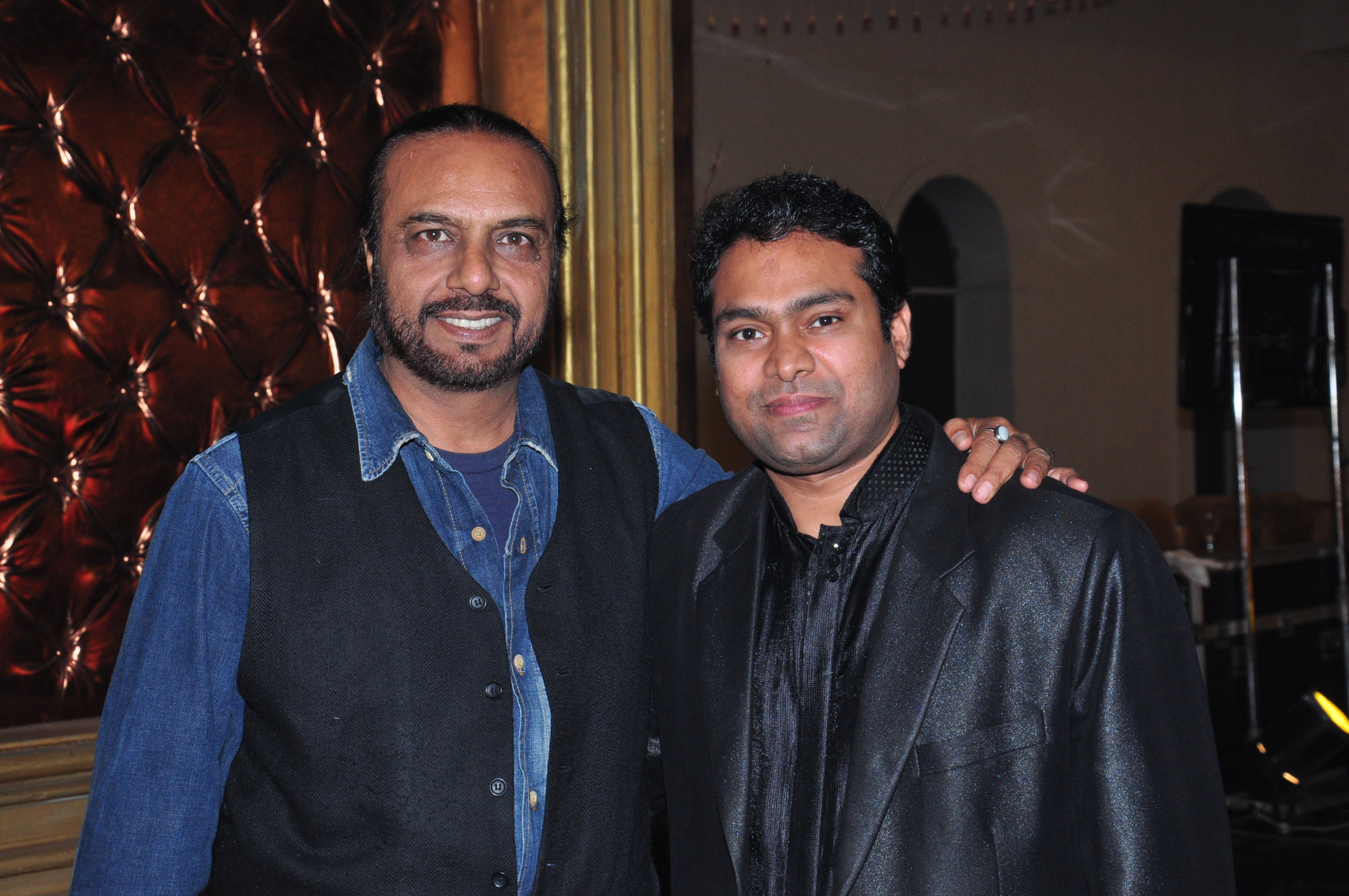 Vikas Gautam with a celebrity guest