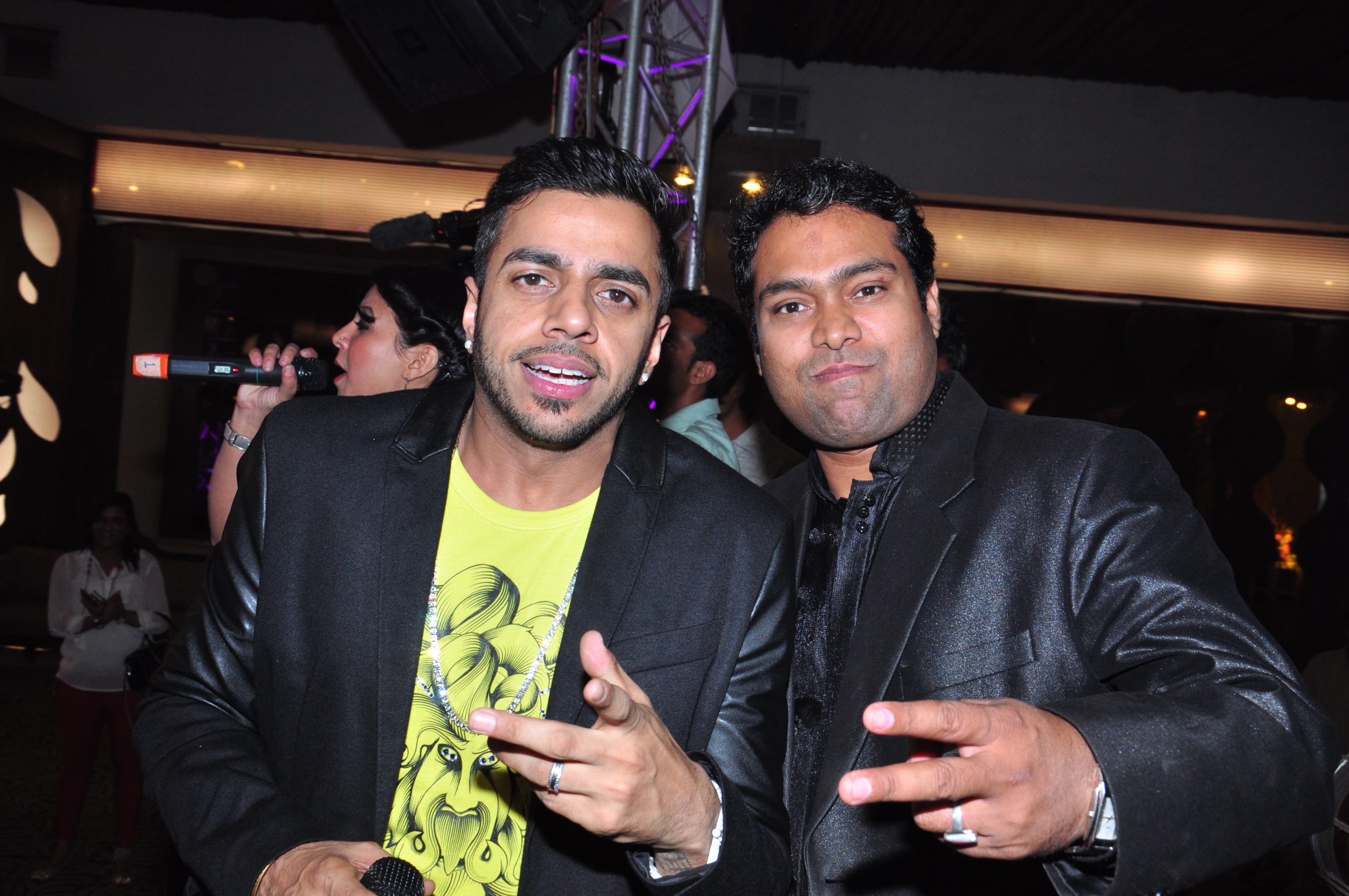 Vikas Gautam with a celebrity guest