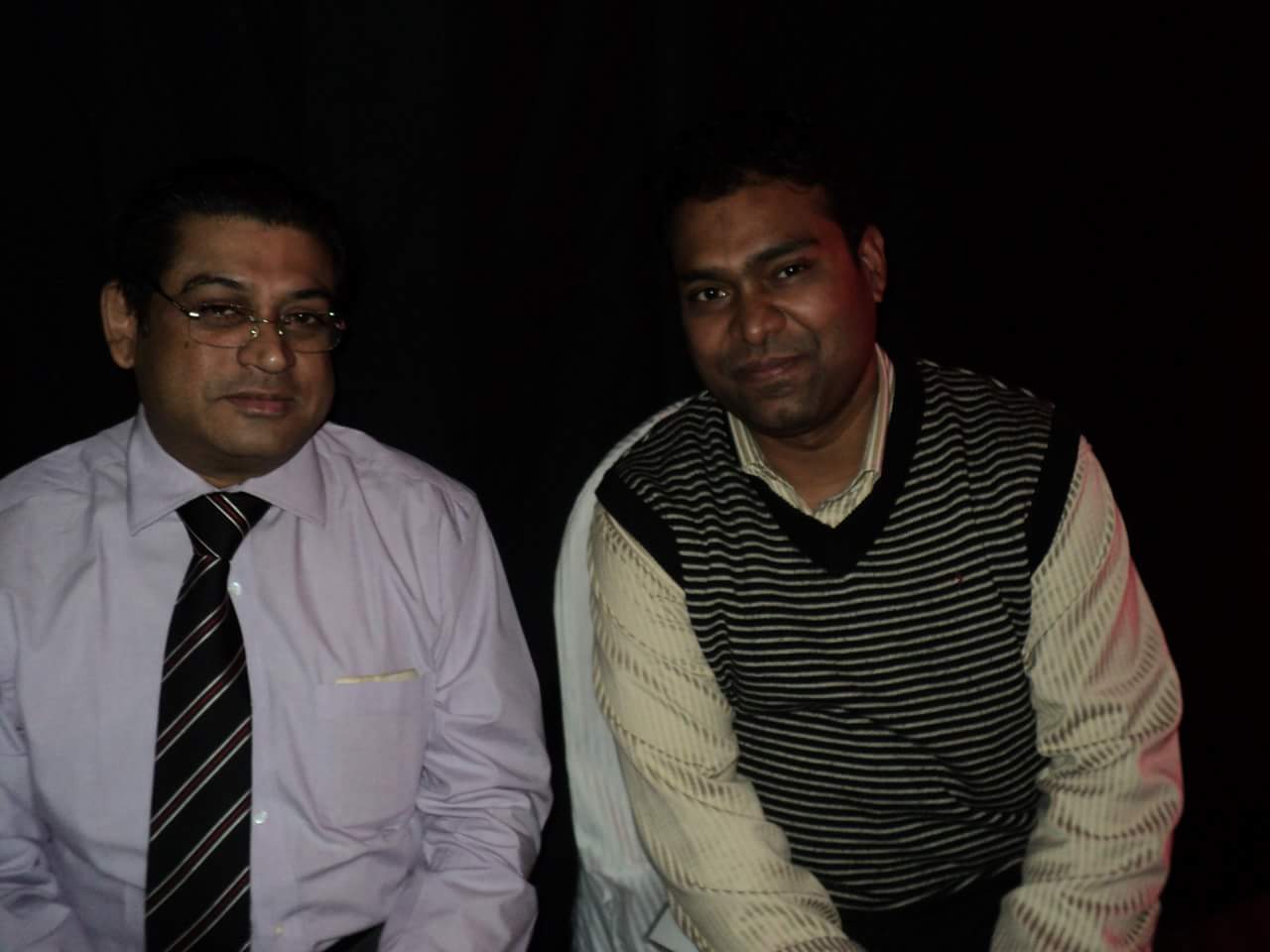 Vikas Gautam with a celebrity guest