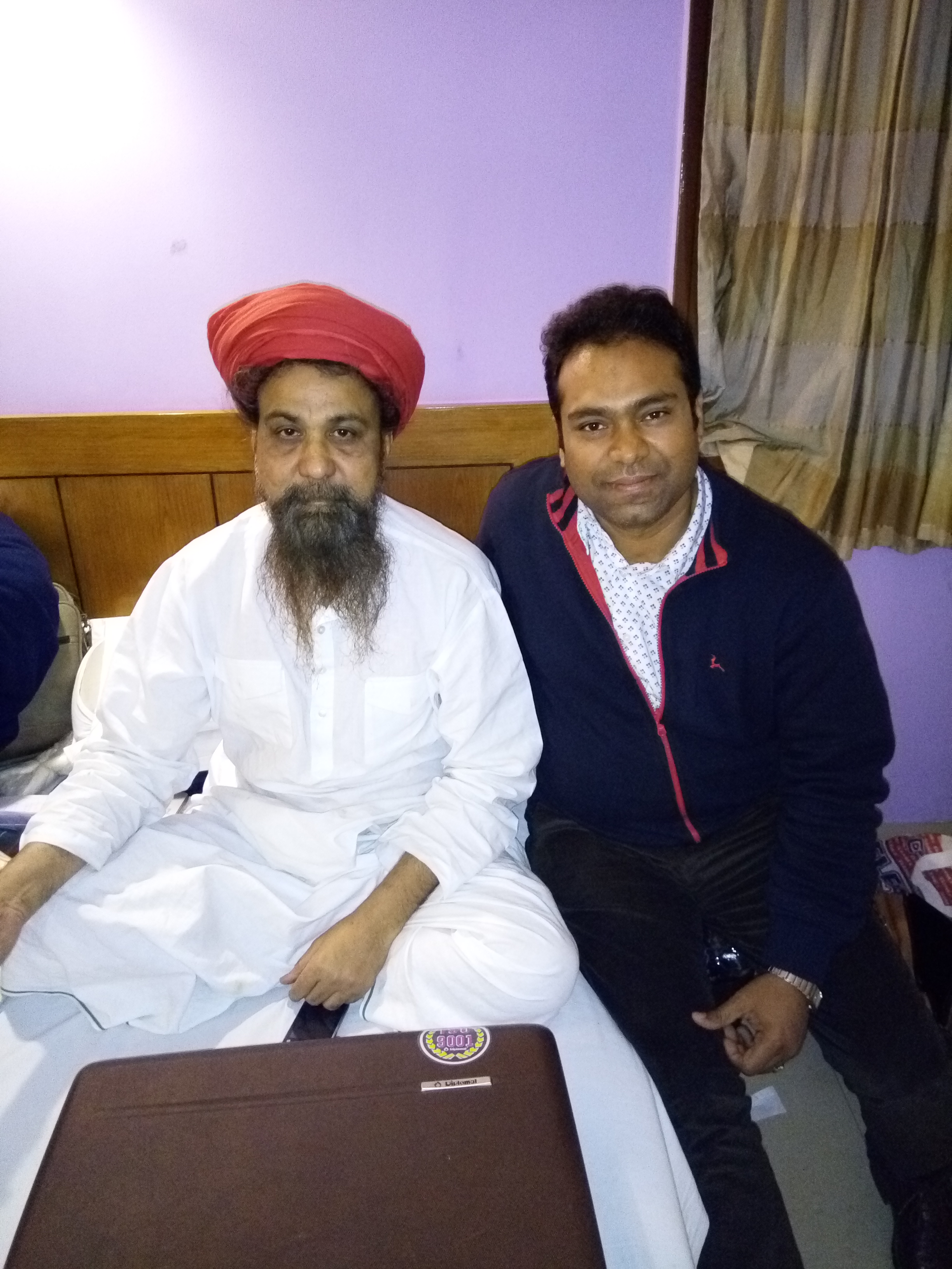 Vikas Gautam with a celebrity guest