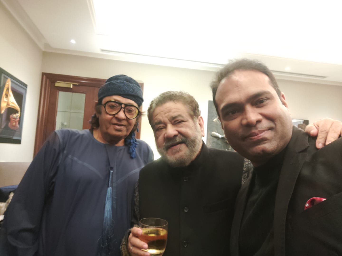Vikas Gautam with a celebrity guest