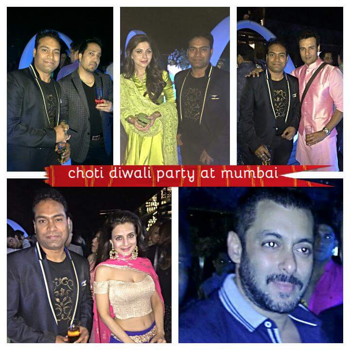 Vikas Gautam with a celebrity guest