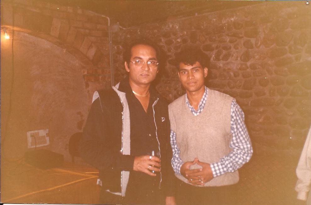 Vikas Gautam with Abhijeet Bhattacharya