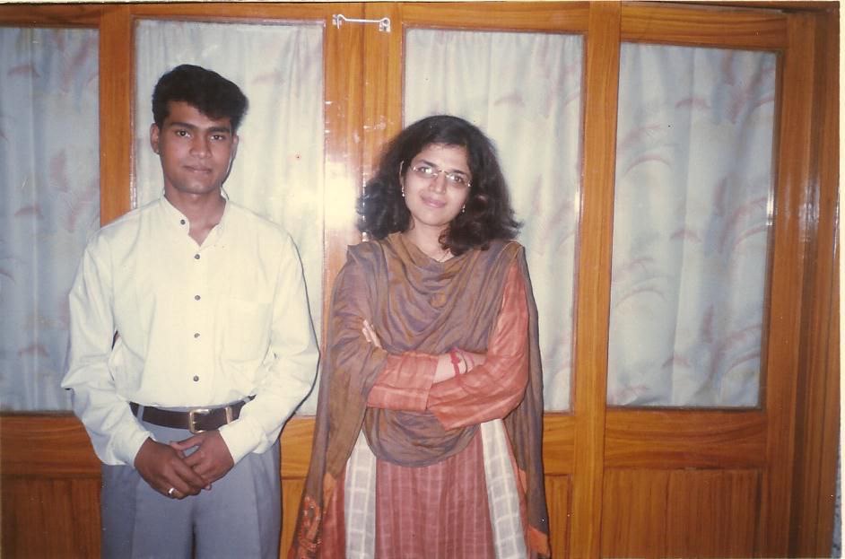 Vikas Gautam with Kavita