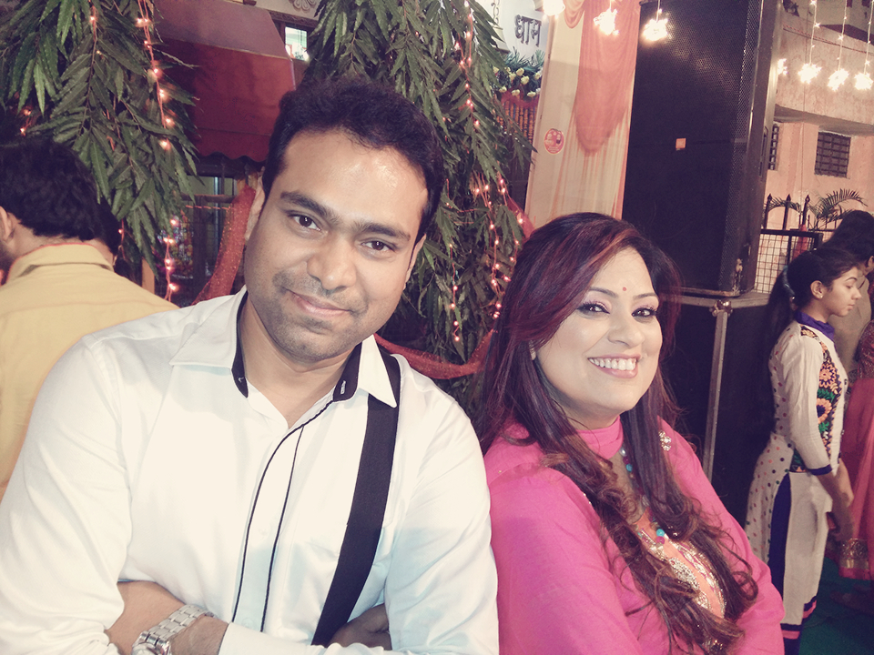 Vikas Gautam with Richa Sharma