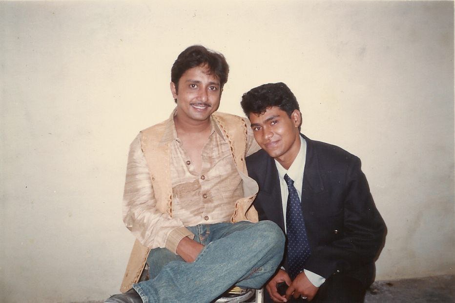 Vikas Gautam with Sukhvinder Singh