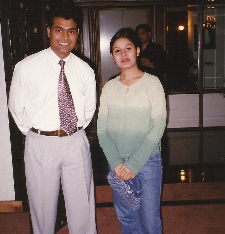 Vikas Gautam with Sunidhi Chauhan
